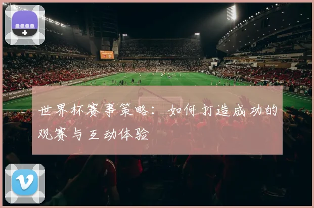 世界杯赛事策略：如何打造成功的观赛与互动体验